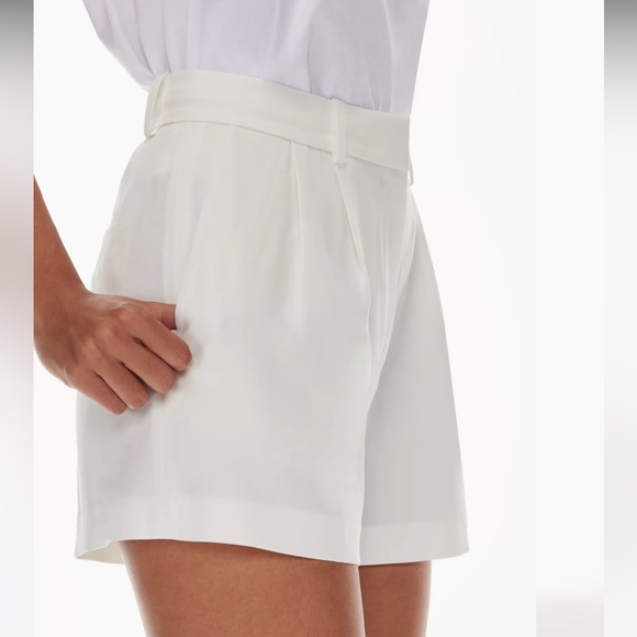 Aritzia Babaton 3'' Pleated Short in shade Espace - Picture 9 of 10